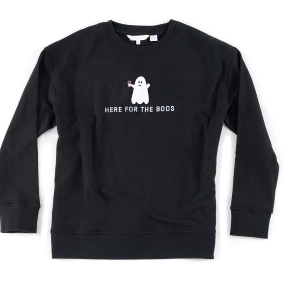 Black Ghost Graphic Sweatshirt - Picture 2 of 4